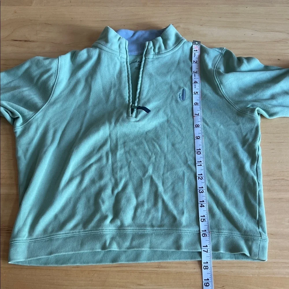 johnnie-O Teal Zip-Up Sweater